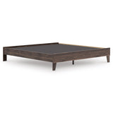 Calverson Mocha Platform Bedroom Set by Ashley at Eve Furniture