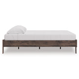 Calverson Mocha Platform Bedroom Set by Ashley at Eve Furniture