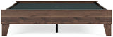 Calverson Mocha Queen Platform Base Bed by Ashley at Eve Furniture