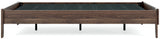 Calverson Mocha Queen Platform Base Bed by Ashley at Eve Furniture