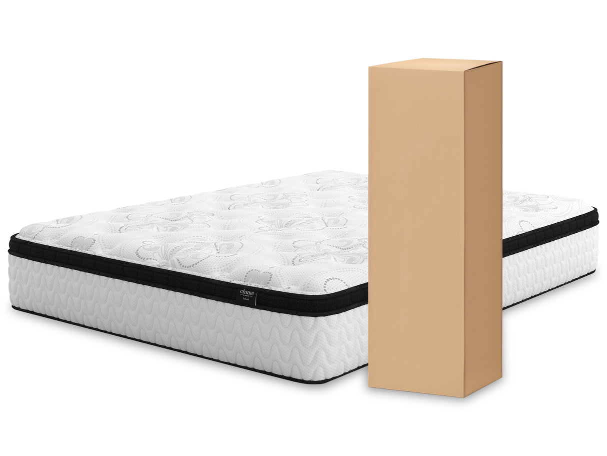 Calverson Queen Platform Bed with Mattress in Mocha