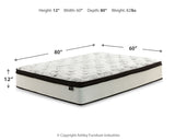 Calverson Queen Platform Bed with Mattress in Mocha