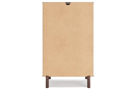 Calverson Mocha Chest of Drawers by Ashley at Eve Furniture