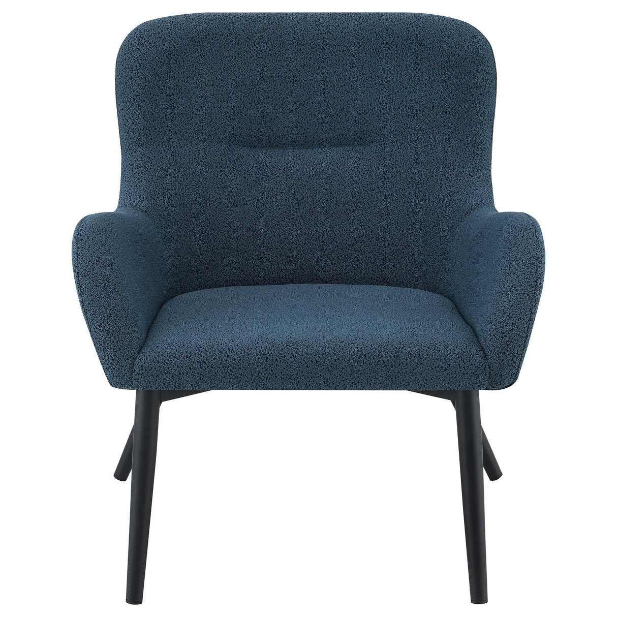 Calvin Aegean Blue Upholstered Modern Arm Accent Chair