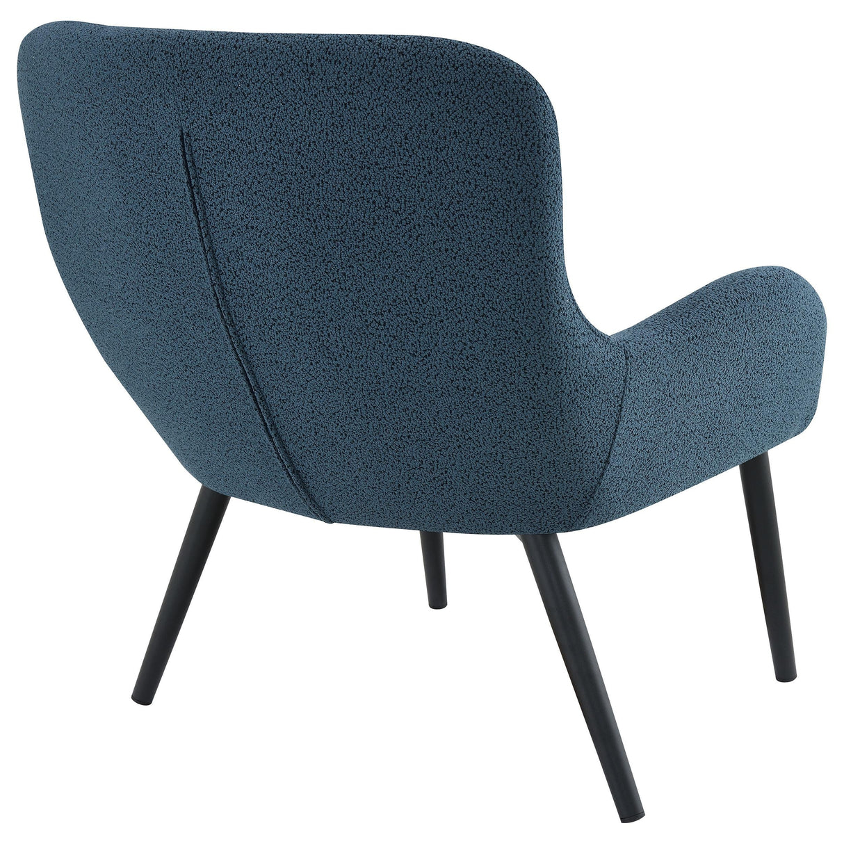 Calvin Aegean Blue Upholstered Modern Arm Accent Chair