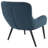 Calvin Aegean Blue Upholstered Modern Arm Accent Chair