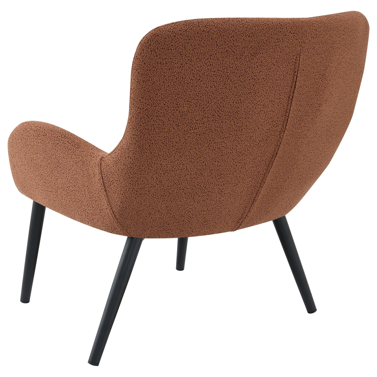 Calvin Rust Upholstered Modern Arm Accent Chair