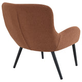 Calvin Rust Upholstered Modern Arm Accent Chair