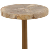Calvus Side Table, Light Natural by Dovetail at Eve Furniture