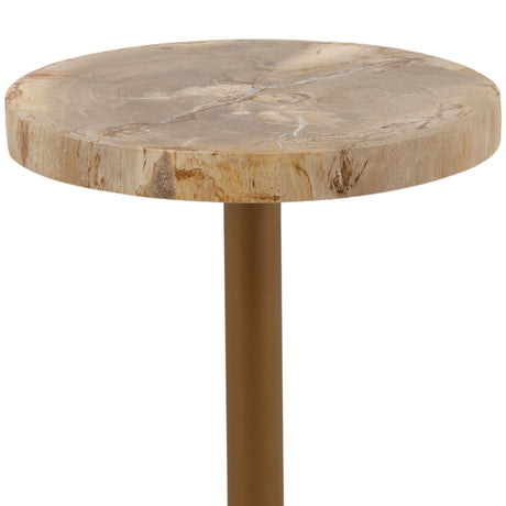 Calvus Side Table, Light Natural by Dovetail at Eve Furniture