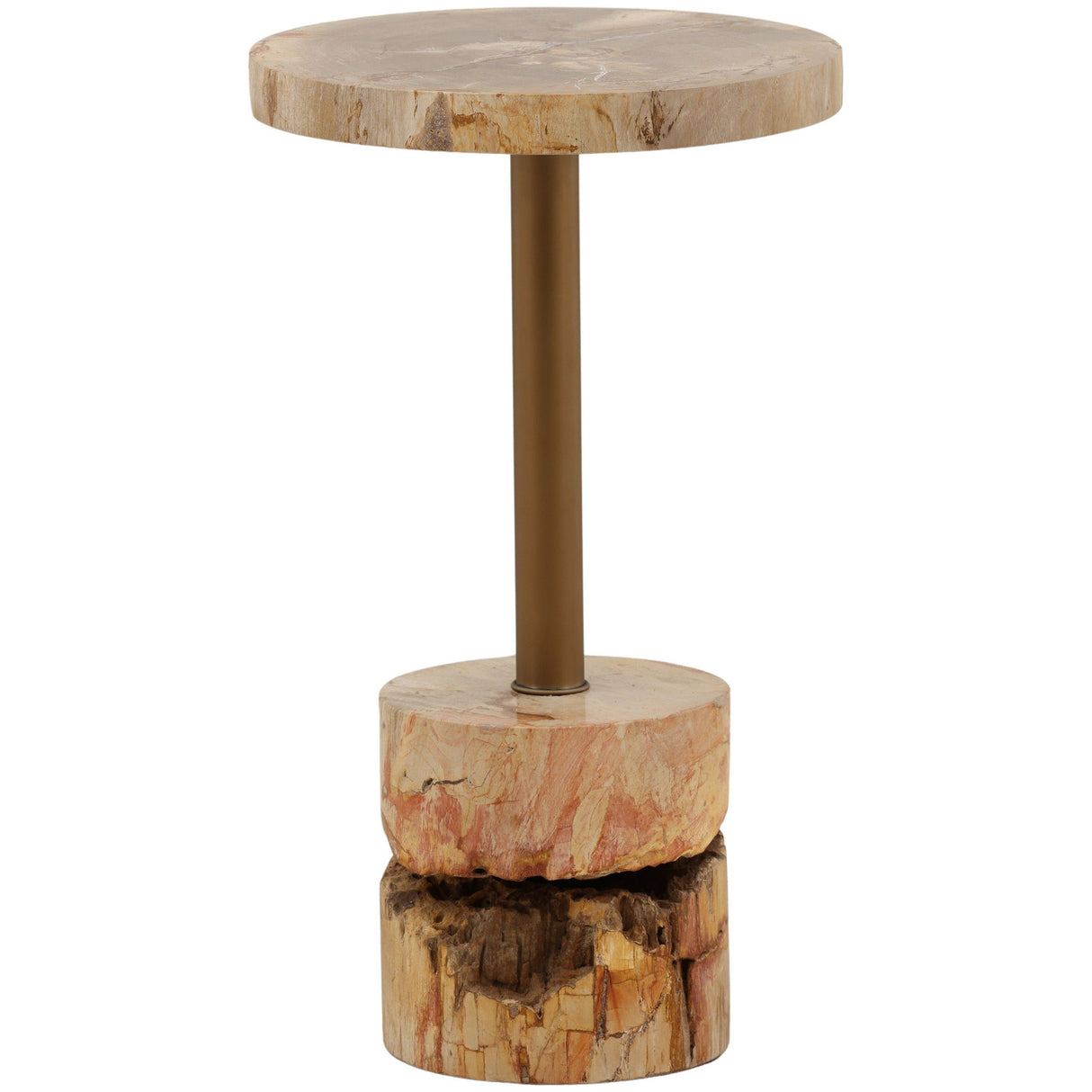 Calvus Side Table, Light Natural by Dovetail at Eve Furniture