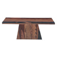 Calypso 51" Coffee Table in Burnt Sheesham by Home Trends & Design at Eve Furniture