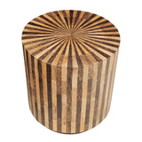 Calypso Brown/Natural Accent Table by Crestview at Eve Furniture