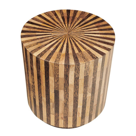 Calypso Brown/Natural Accent Table by Crestview at Eve Furniture