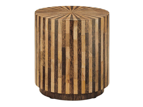 Calypso Brown/Natural Accent Table by Crestview at Eve Furniture