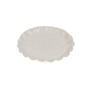 Calypso Scalloped Dessert Plate, Set of 4 by Mercana at Eve Furniture