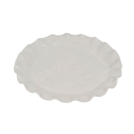 Calypso Scalloped Dinner Plate, Set of 4 by Mercana at Eve Furniture
