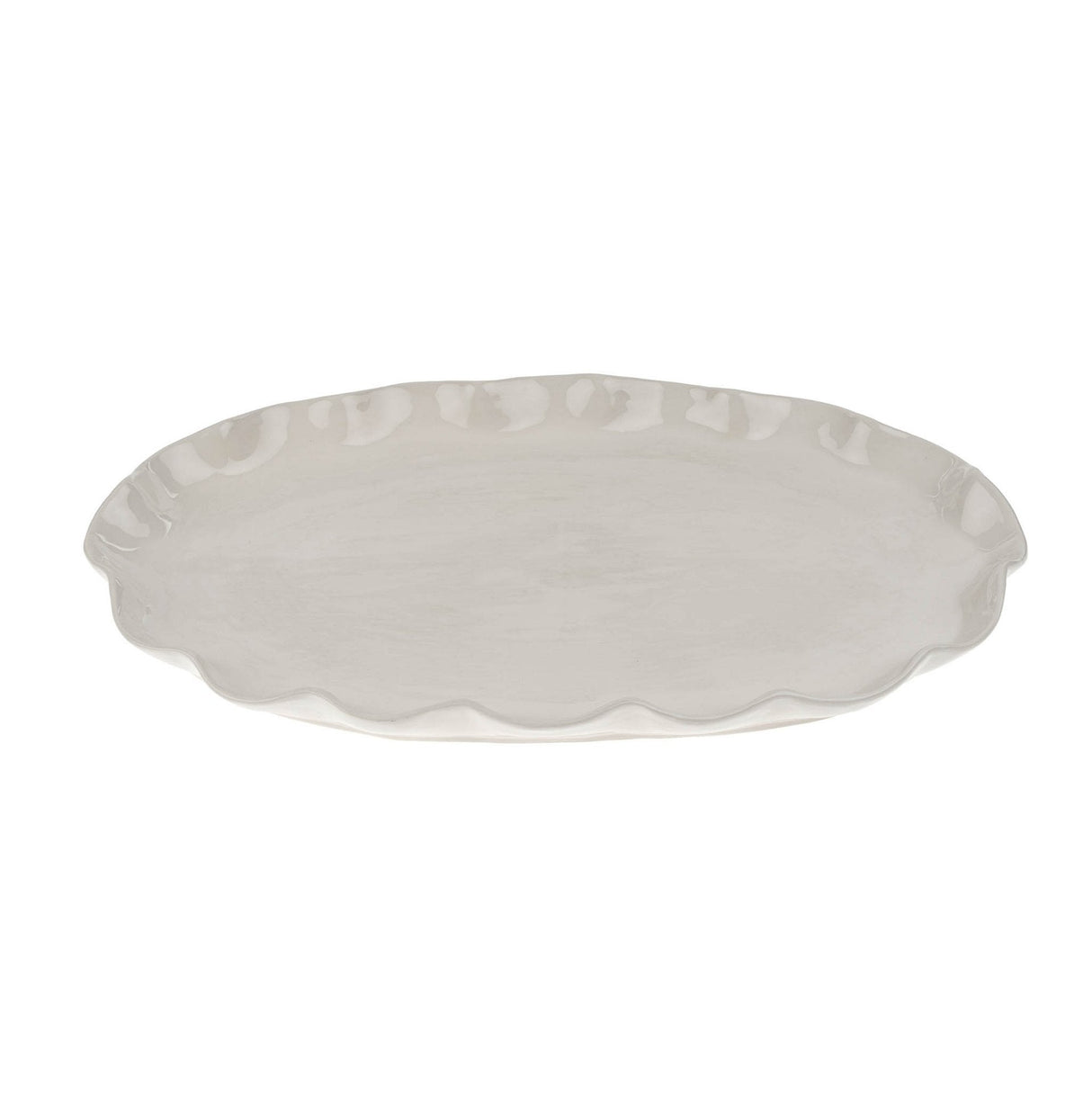 Calypso Scalloped Platter L, Set of 2 by Mercana at Eve Furniture