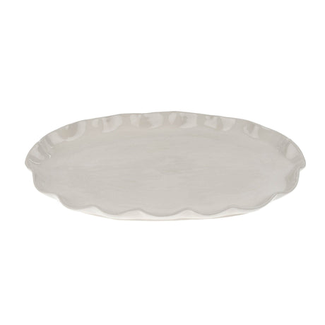 Calypso Scalloped Platter L, Set of 2 by Mercana at Eve Furniture