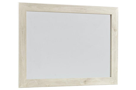 Cambeck Whitewash Bedroom Mirror (Mirror Only) by Ashley at Eve Furniture