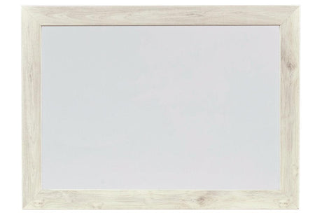 Cambeck Whitewash Bedroom Mirror (Mirror Only) by Ashley at Eve Furniture