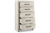Cambeck Whitewash Chest of Drawers by Ashley at Eve Furniture