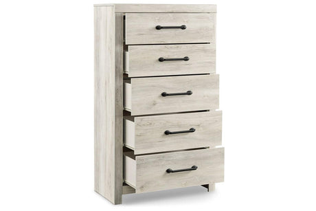 Cambeck Whitewash Chest of Drawers by Ashley at Eve Furniture