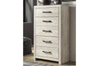 Cambeck Whitewash Chest of Drawers by Ashley at Eve Furniture