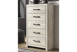 Cambeck Whitewash Chest of Drawers by Ashley at Eve Furniture