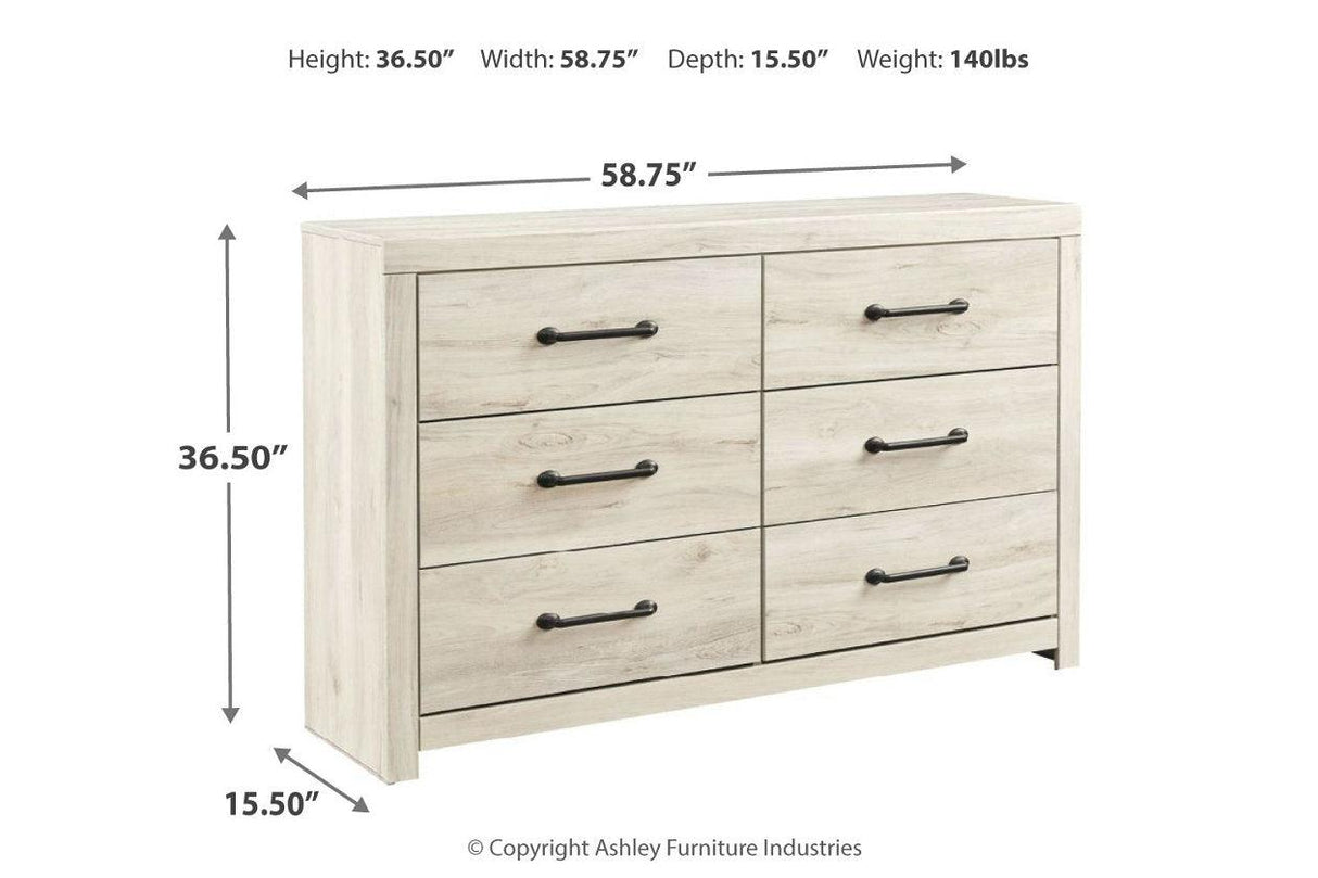 Cambeck Whitewash Dresser by Ashley at Eve Furniture