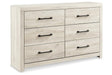 Cambeck Whitewash Dresser by Ashley at Eve Furniture