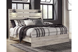 Cambeck Whitewash King Panel Bed by Ashley at Eve Furniture