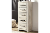 Cambeck Whitewash Narrow Chest of Drawers by Ashley at Eve Furniture