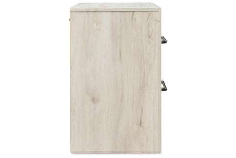 Cambeck Whitewash Nightstand by Ashley at Eve Furniture