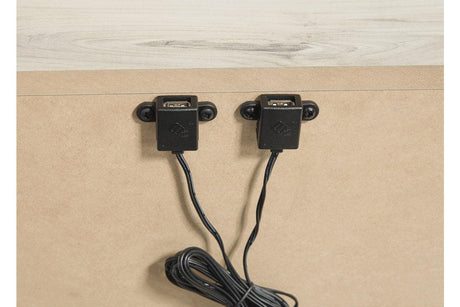 Cambeck Whitewash Nightstand by Ashley at Eve Furniture