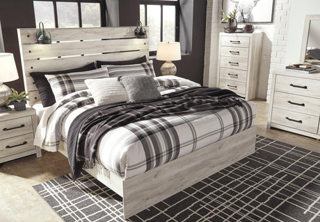 Cambeck Whitewash Panel Bedroom Set by Ashley at Eve Furniture