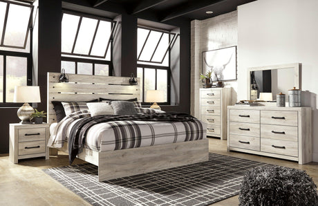 Cambeck Whitewash Panel Bedroom Set by Ashley at Eve Furniture