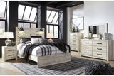 Cambeck Whitewash Queen Panel Bed by Ashley at Eve Furniture