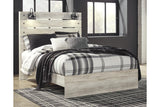 Cambeck Whitewash Queen Panel Bed by Ashley at Eve Furniture