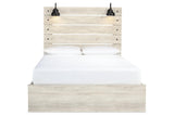 Cambeck Whitewash Queen Platform Bed with 2 Storage Drawers by Ashley at Eve Furniture