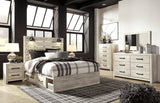 Cambeck Whitewash Storage Platform Bedroom Set with 2 Drawers by Ashley at Eve Furniture
