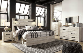 Cambeck Whitewash Storage Platform Bedroom Set with 4 Drawers by Ashley at Eve Furniture