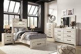 Cambeck Whitewash Storage Youth Panel Bedroom Set by Ashley at Eve Furniture