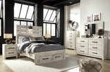 Cambeck Whitewash Storage Youth Panel Bedroom Set by Ashley at Eve Furniture