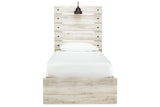 Cambeck Whitewash Twin Storage Platform Bed with 2 Drawers by Ashley at Eve Furniture