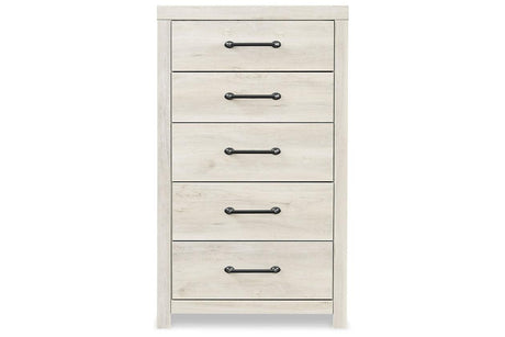 Cambeck Whitewash Chest of Drawers by Ashley at Eve Furniture