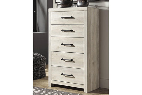 Cambeck Whitewash Chest of Drawers by Ashley at Eve Furniture