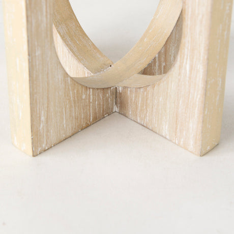 Cambie 5.7L x 5.7W x 5.7H Light Brown Wood Small Decorative Object by Mercana at Eve Furniture