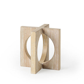 Cambie 5.7L x 5.7W x 5.7H Light Brown Wood Small Decorative Object by Mercana at Eve Furniture