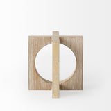 Cambie Light Brown Wood Small Decorative Object by Mercana at Eve Furniture